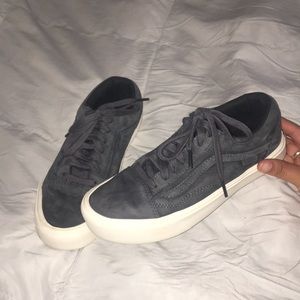 Gray Suede Vans ❕